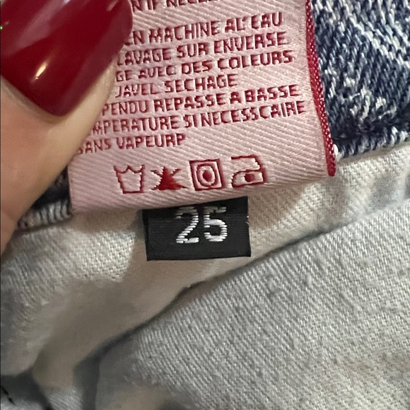 Revice La La Land Jeans Blue Bandana Print Distressed Skinny USA Premium Denim - Picture 13 of 13